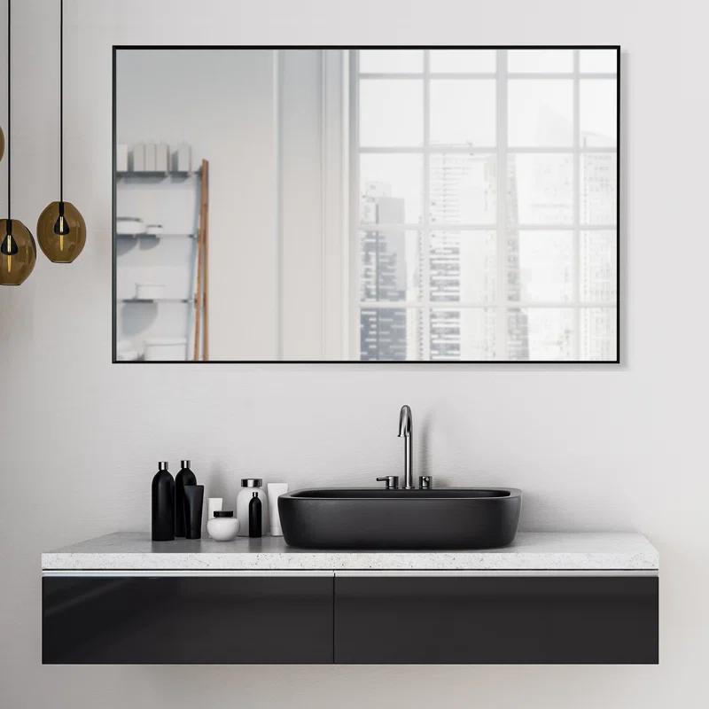 Altair Metal Flat Wall Mirror