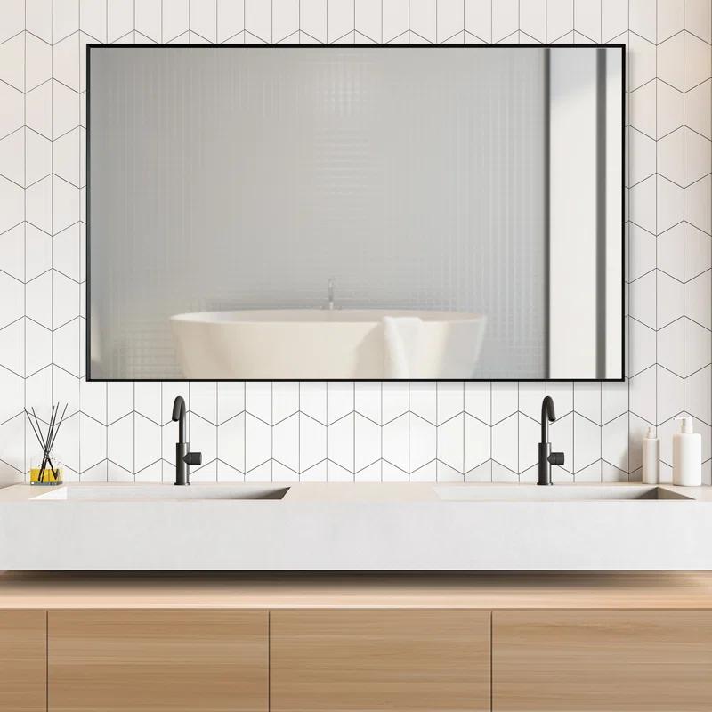 Altair Metal Flat Wall Mirror