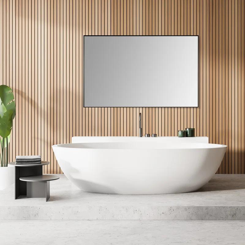Altair Metal Flat Wall Mirror