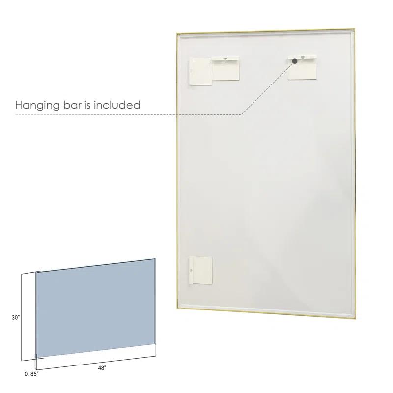 Altair Metal Flat Wall Mirror