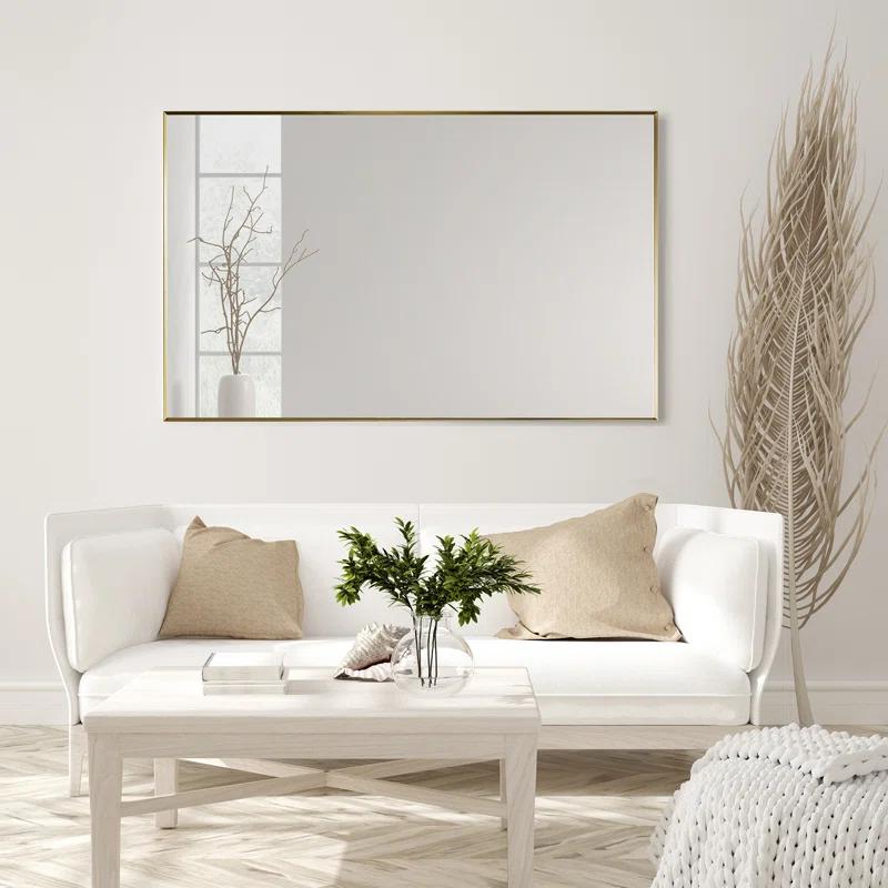 Altair Metal Flat Wall Mirror