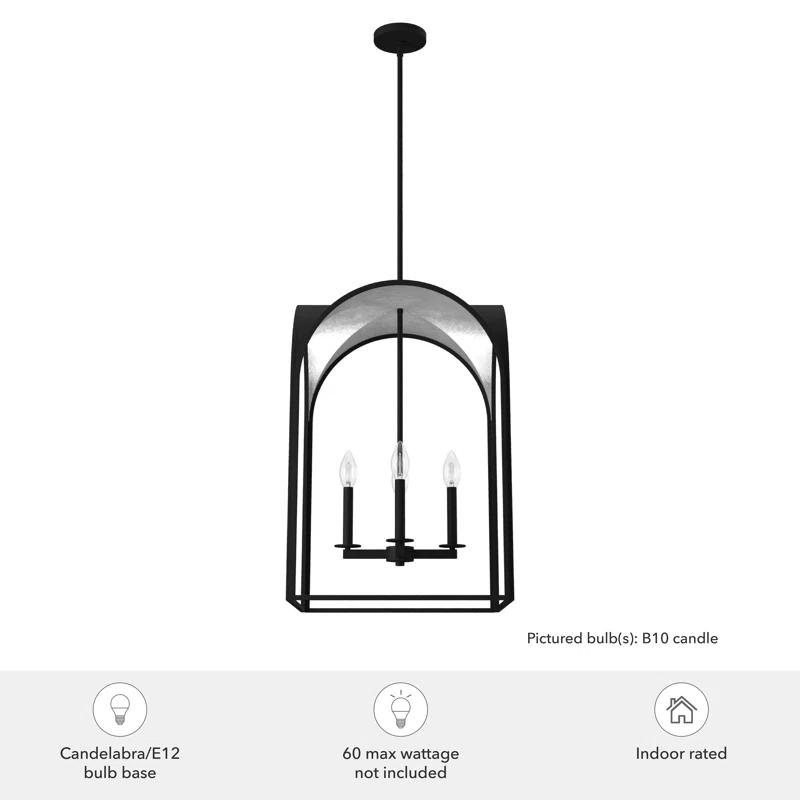 Dukestown 4 Light 18 inch Lantern Pendant