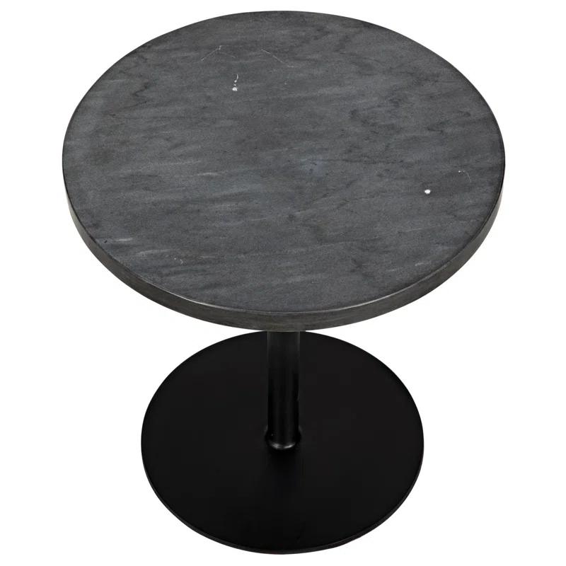 Noir Ford Marble Top End Table