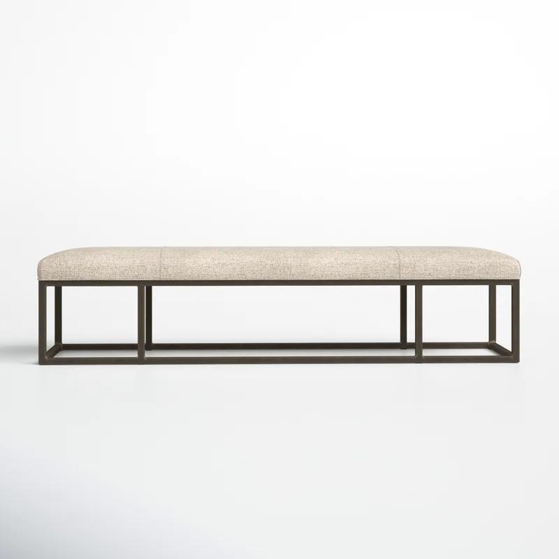 Kabina Modern Fabric-Upholstered Entryway Bench