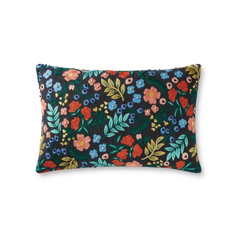 Rifle Paper Co. x Loloi Wildwood Garden 13" x 21" Pillow
