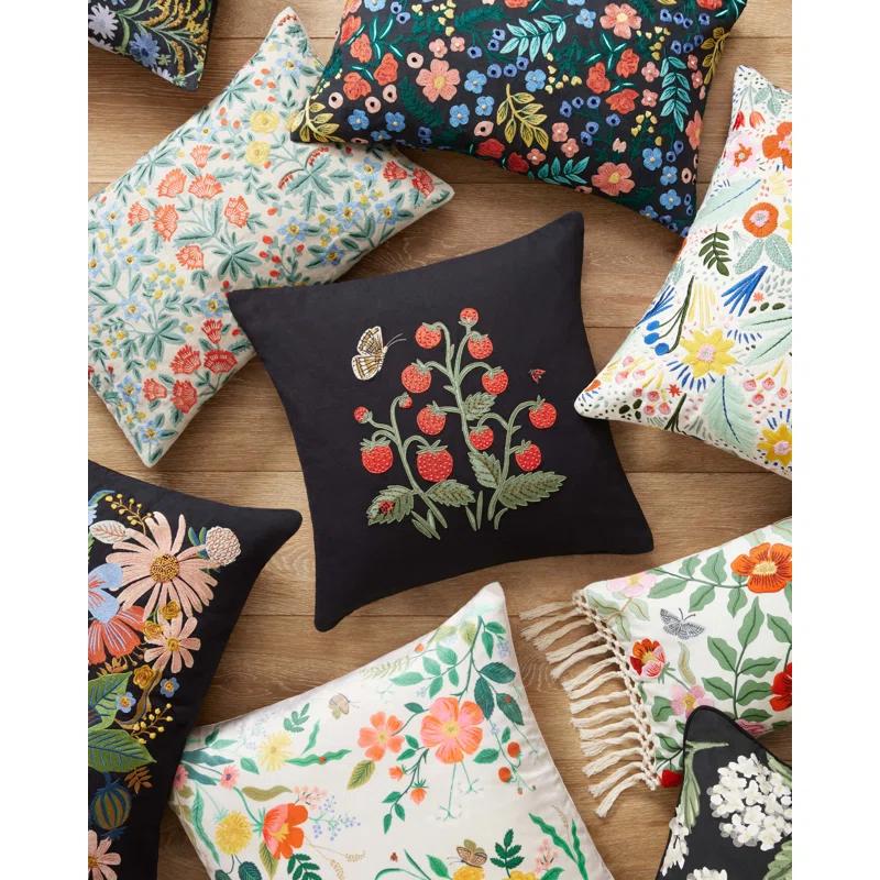 Rifle Paper Co. x Loloi Wildwood Garden 13" x 21" Pillow
