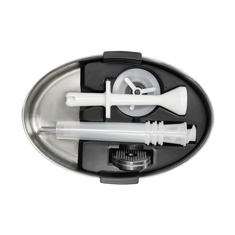Weston Pro Series Stainless Steel Electric Meat Grinder with Sausage Stuffer
