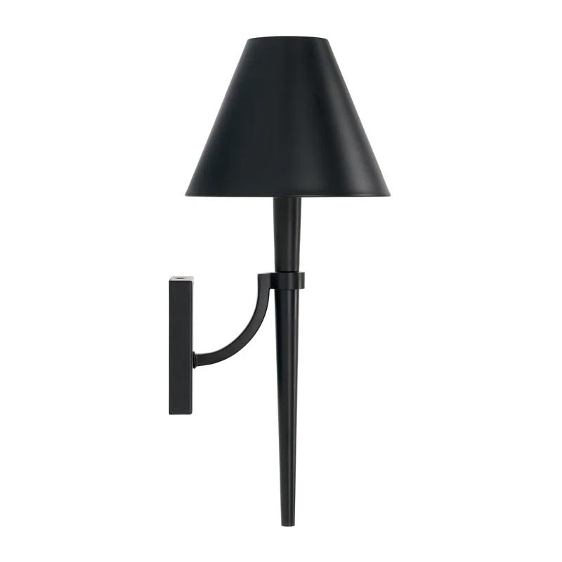 Edmont Single Light Steel Dimmable Candle Wall Light