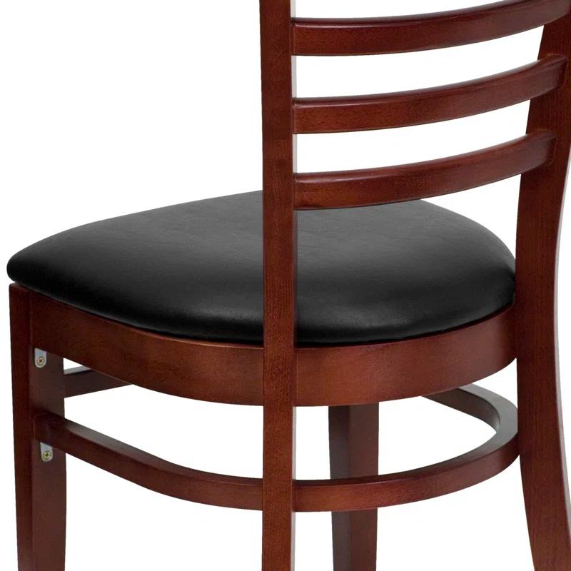 Red Barrel Studio® Ladder Back Wooden Restaurant Chair