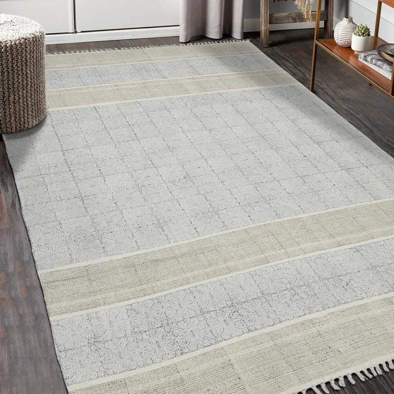 AMER Rugs Cresa Handmade Flatweave Cotton Area Rug