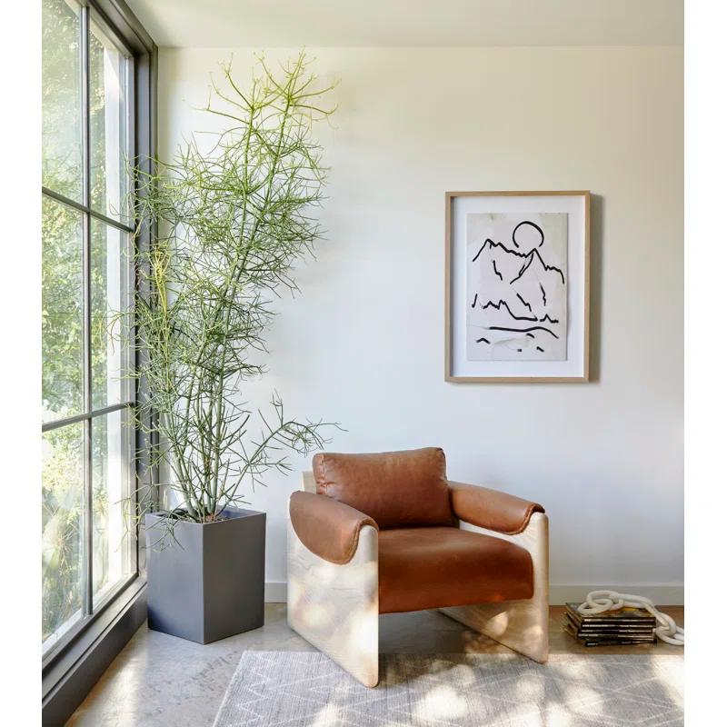 Gray Moroccan Hand-Knotted Wool and Cotton 9' x 12' Rug