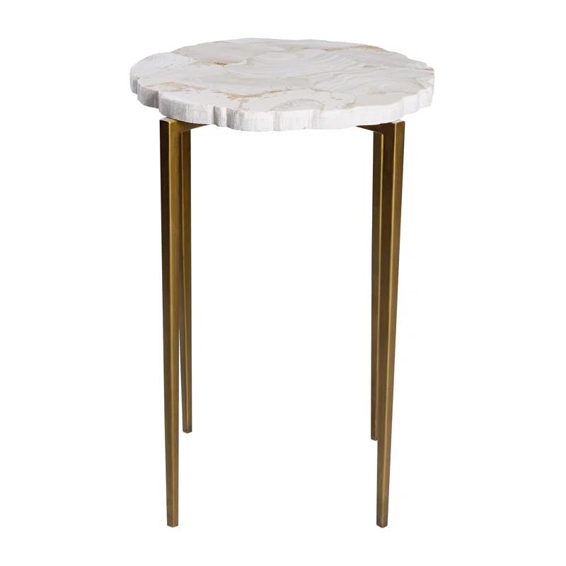Maitland-Smith Scarborough House Stone Top End Table