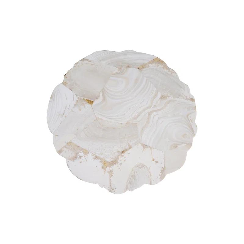 Maitland-Smith Scarborough House Stone Top End Table