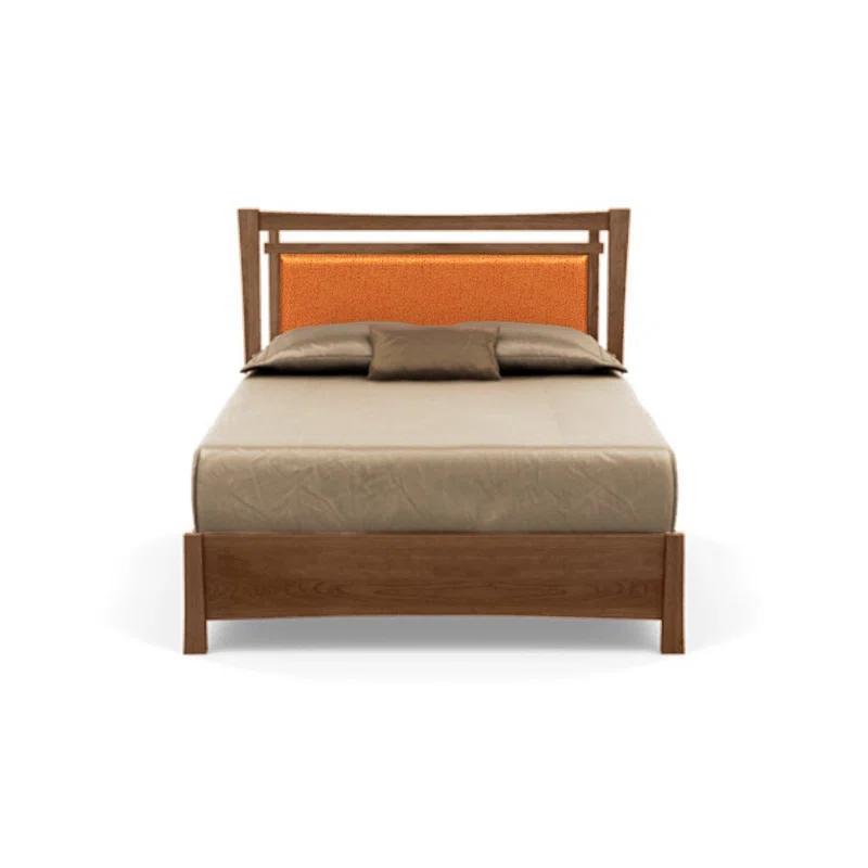 Sand Microfiber Upholstered Full Bed with Storage Drawers