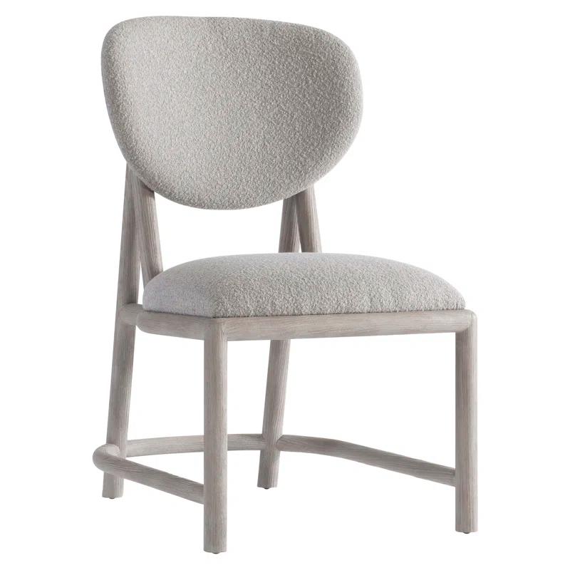 Trianon Gray Wood Upholstered Side Chair 22"W x 28.38"D x 38.25"H