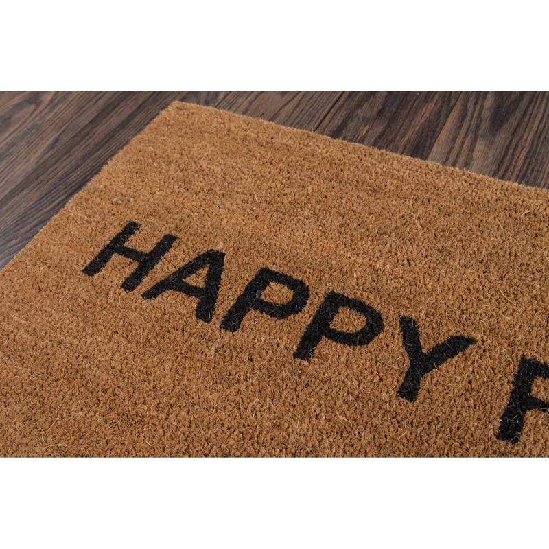 Aloha Natural Coir 18" x 30" Bold Typography Outdoor Doormat