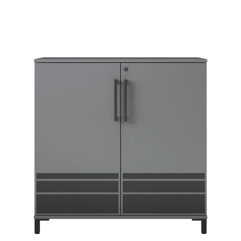 Shelby Garage Storage Base Cabinet 2 Door, Graphite