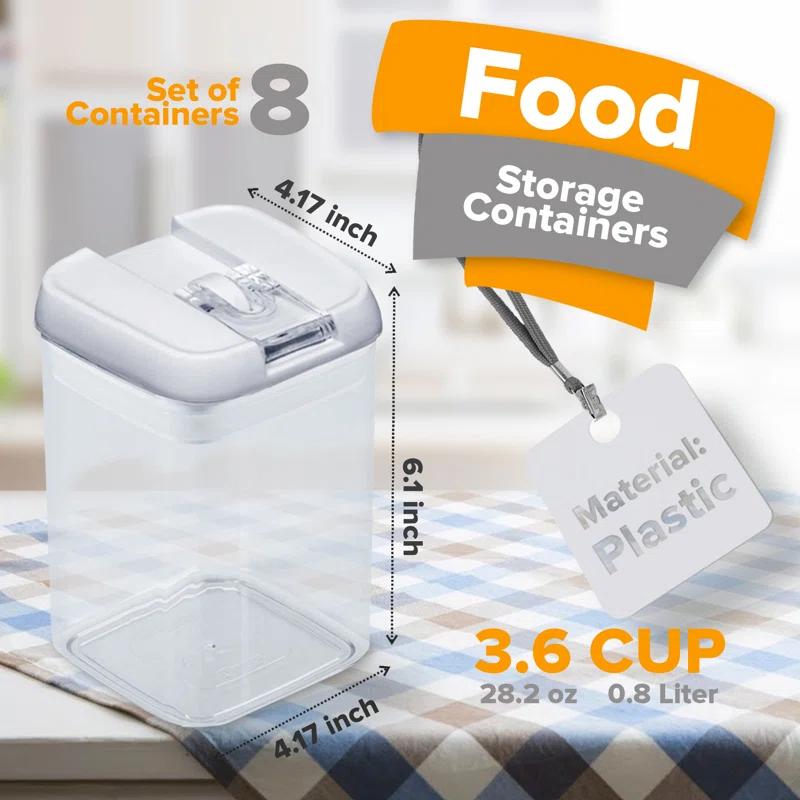Cheer Collection Cheer Collection Food Storage Container (Set of 8)