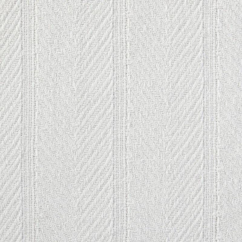 Herringbone Full/Queen Cotton Knitted Reversible Blanket - White