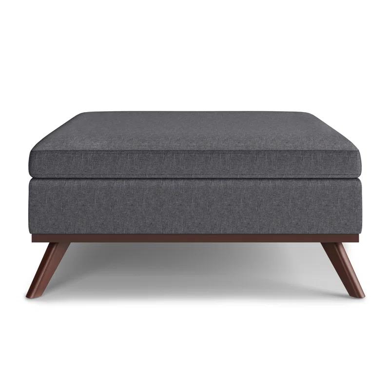 Simpli Home Owen Upholstered Ottoman
