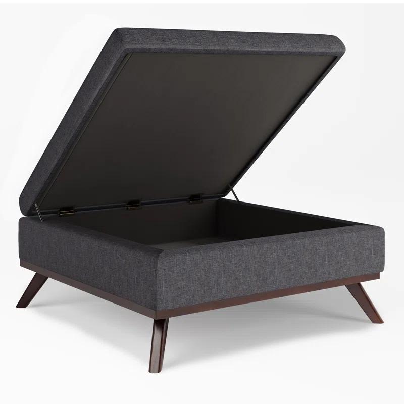 Simpli Home Owen Upholstered Ottoman