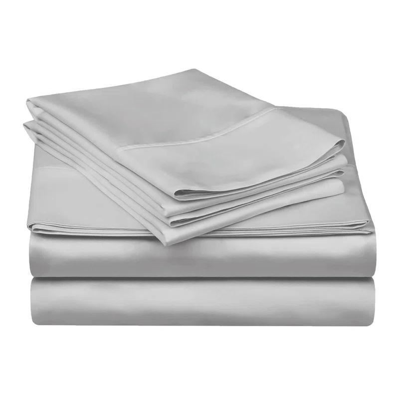 Twin Coral Egyptian Cotton Deep Pocket Bed Sheet Set