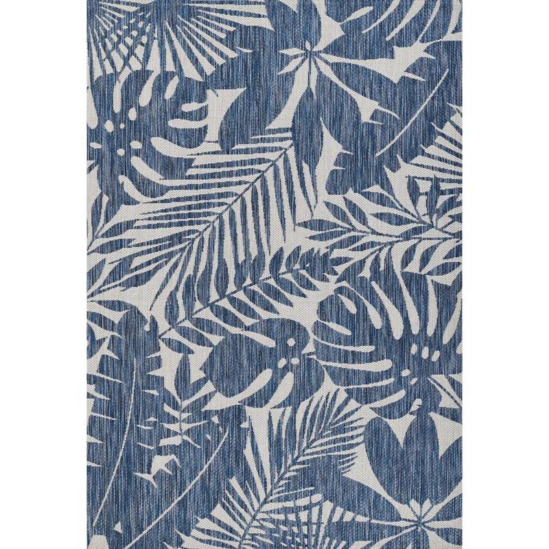 Novogratz Villa Floral Blue/Beige Indoor / Outdoor Area Rug