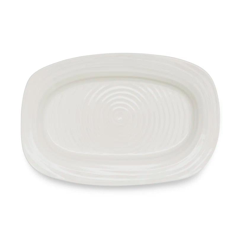 Portmeirion Portmeirion Sophie Conran White Melamine Sandwich Tray 13.5"X9"