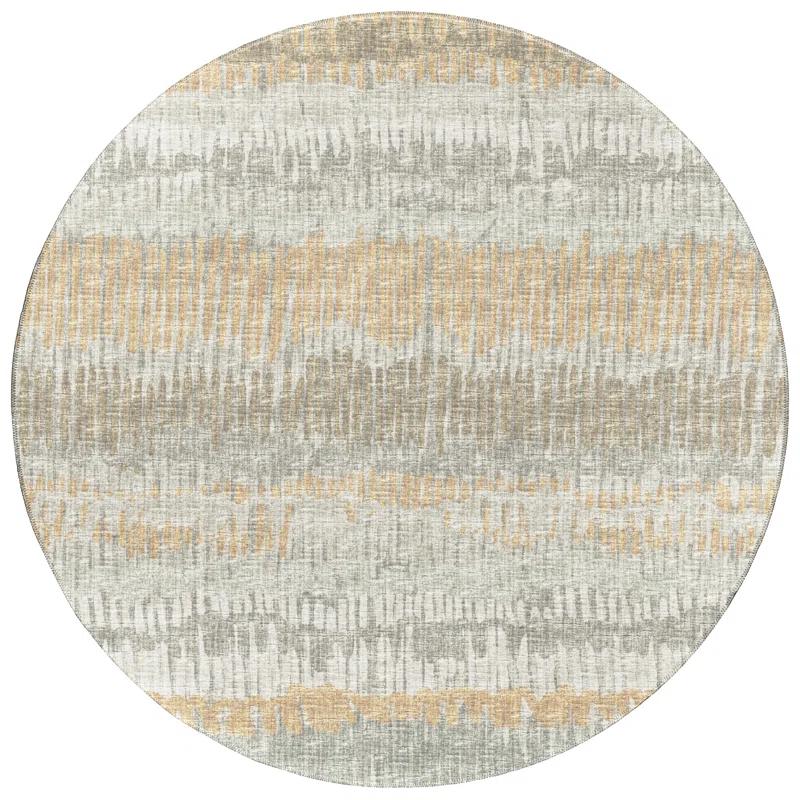 Chenille Abstract Rug