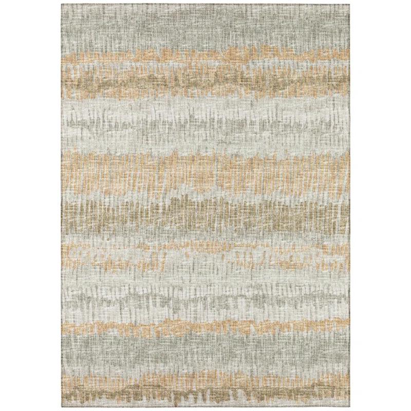 Chenille Abstract Rug