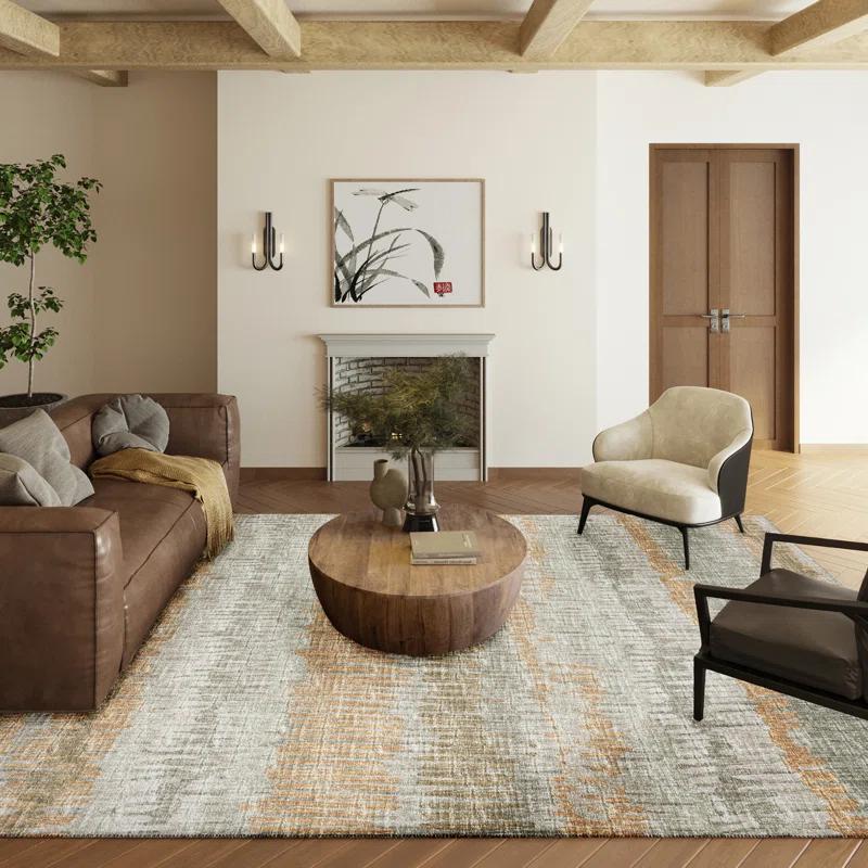 Chenille Abstract Rug
