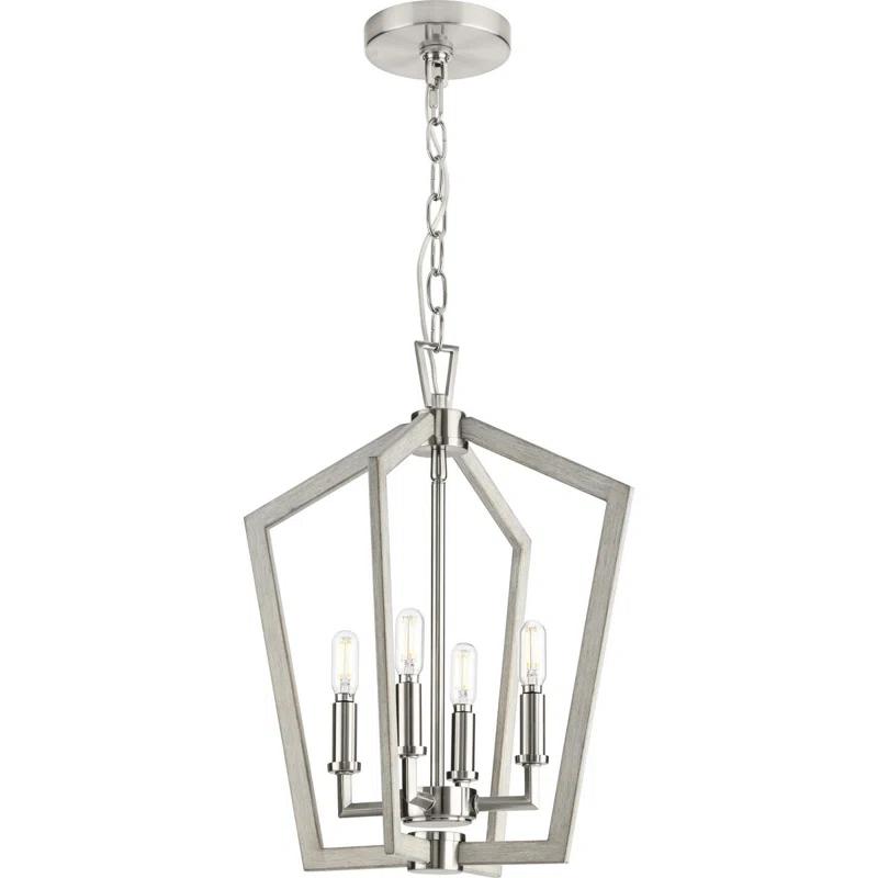 4 - Light Dimmable Square / Rectangle Chandelier