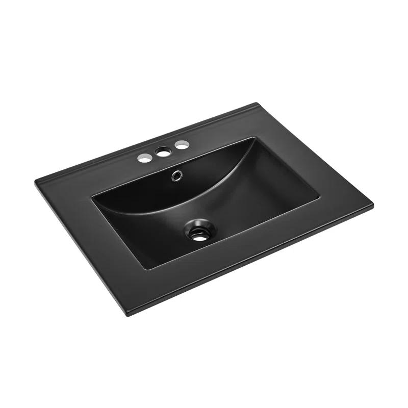 Ceramic 24" Single Bathroom Vanity Top