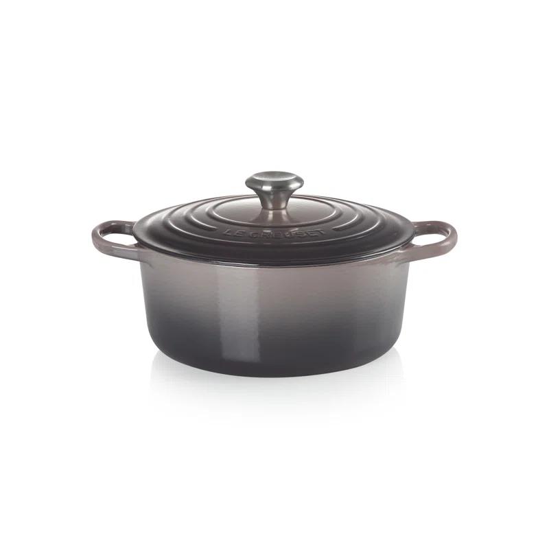 Le Creuset ® Signature 7.25-Qt. Licorice Black Enameled Cast Iron Dutch Oven