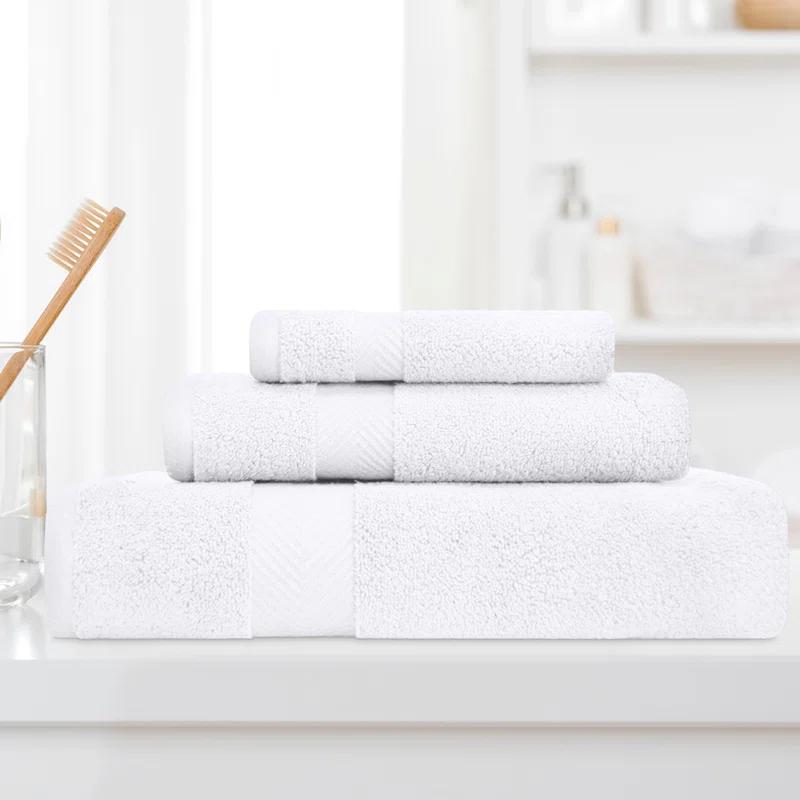 Hamachi Zero-Twist 3 Piece 100% Cotton Towel Set
