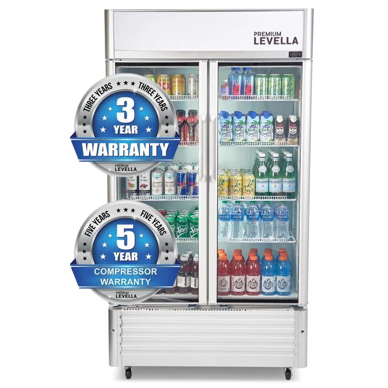 Premium Levella Premium Levella 16 Cubic Feet Merchandising Refrigerator - 35.43''
