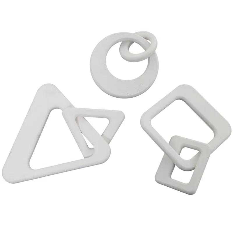 Alize Contemporary Chain Sculpture (Set of 3)