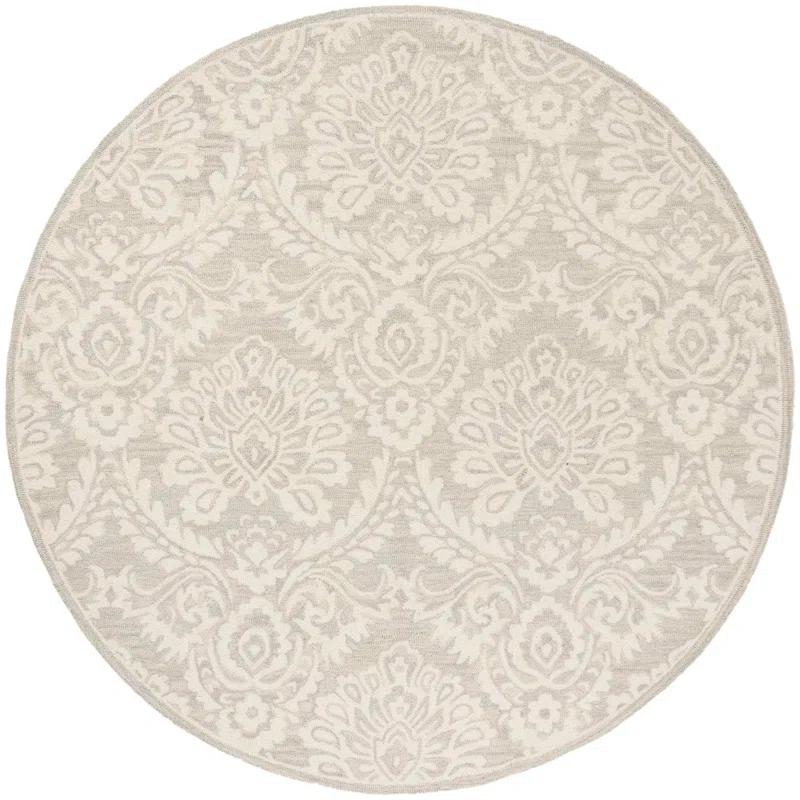 Tansy Wool Silver / Ivory Rug