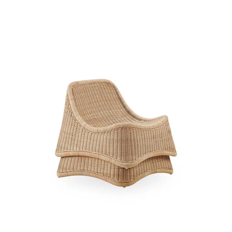 Sika Design Nanna Ditzel Chill Rattan Chair and Stool | Wayfair