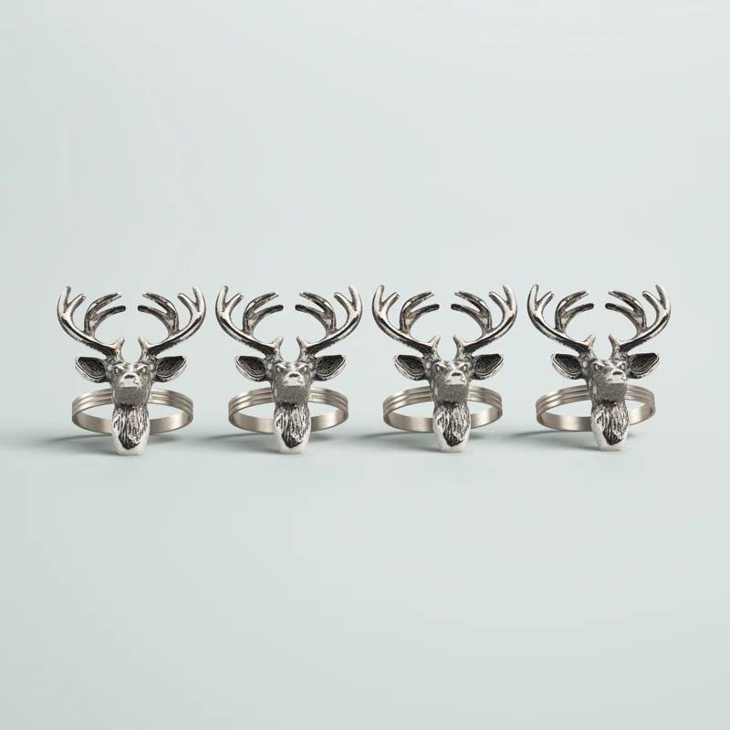 Reindeer Napkin Ring (Set of 4)