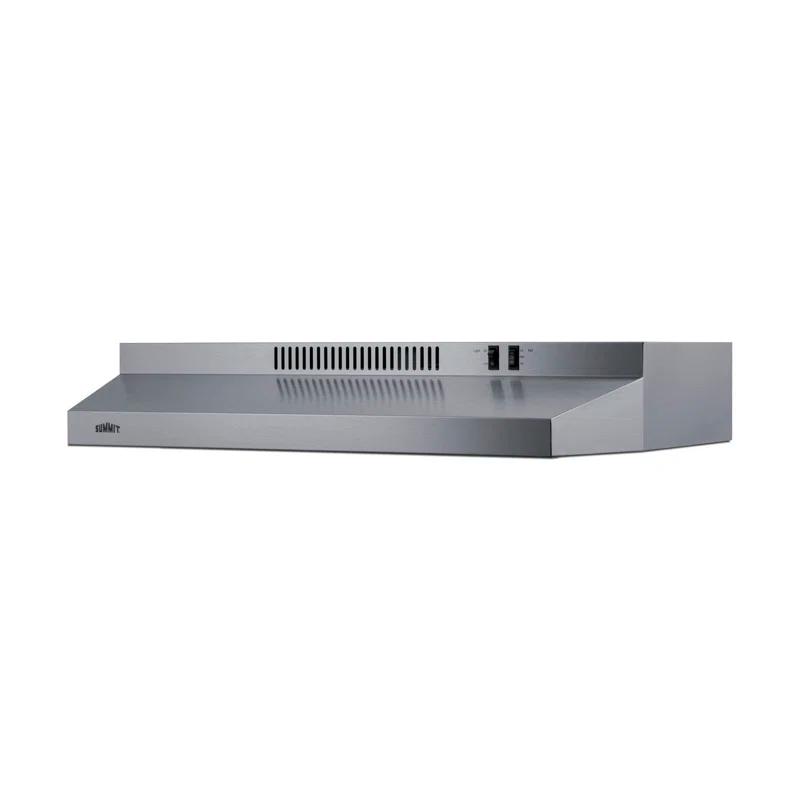 24" and #0# 140 CFM Convertible Under Cabinet Range Hood in Gray