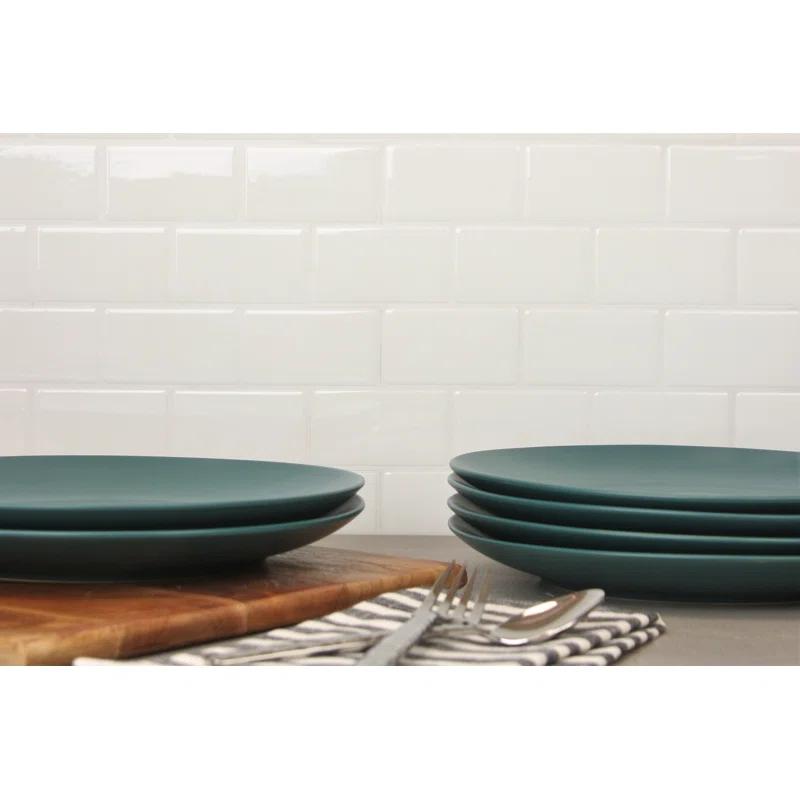 Wazee Matte 10.5" Dinner Plate (Set of 6)