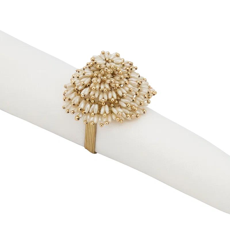 Saro Napkin Ring Collection Napkin Ring (Set of 4)