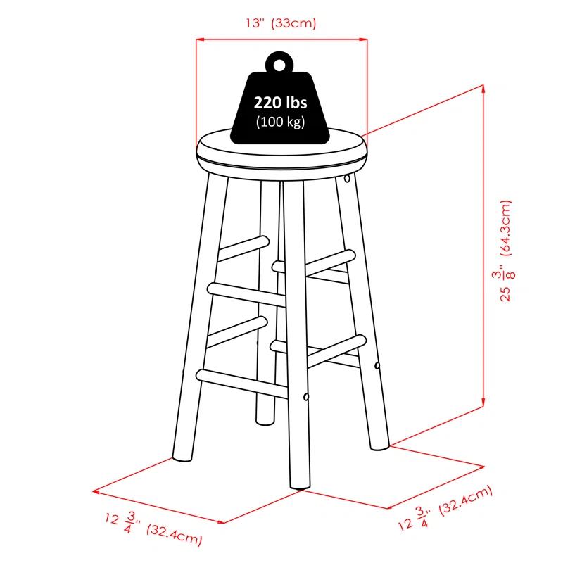 Shelby 2-pc Swivel Seat Counter & Bar Stool (Set of 2)