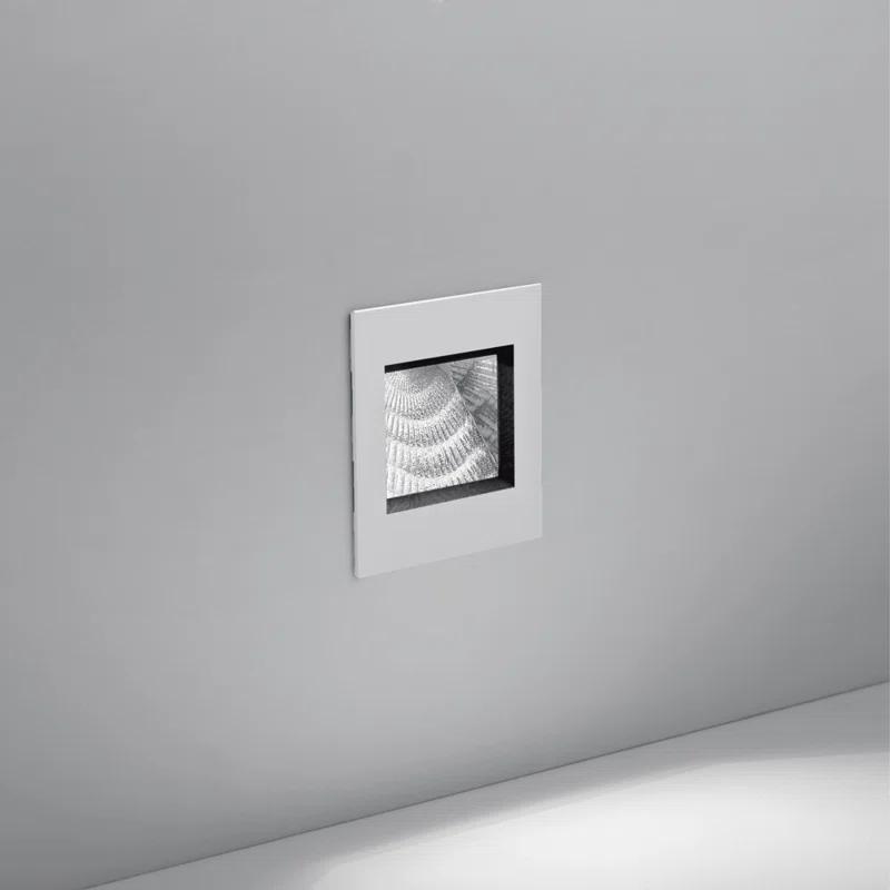Aria Micro White LED Recessed Outdoor Wall Sconce