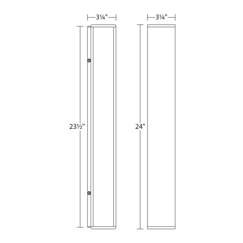 Inside-Out LED Flush Mounted Sconce
