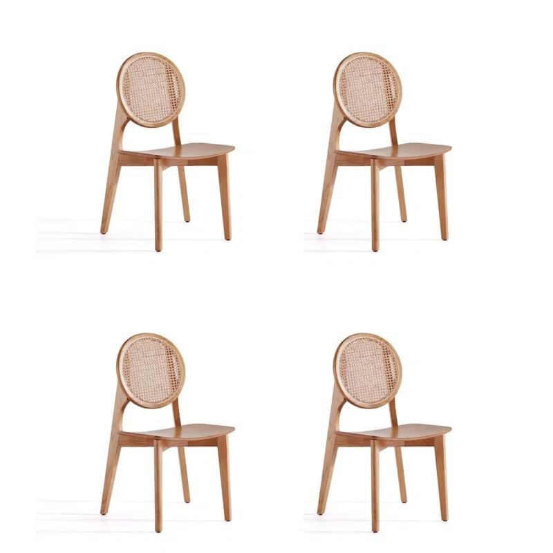 Bayou Breeze Dalen 16.54'' H Ash Solid Wood Cane Back Side Chair