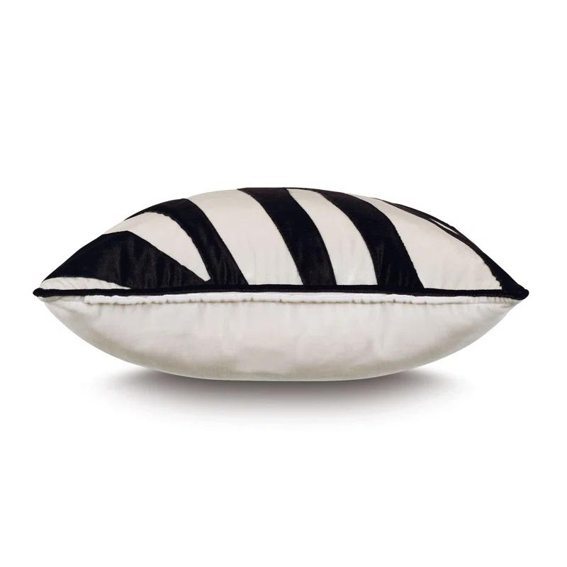 Holiday Traditional Animal Print Velvet Throw Pillow
