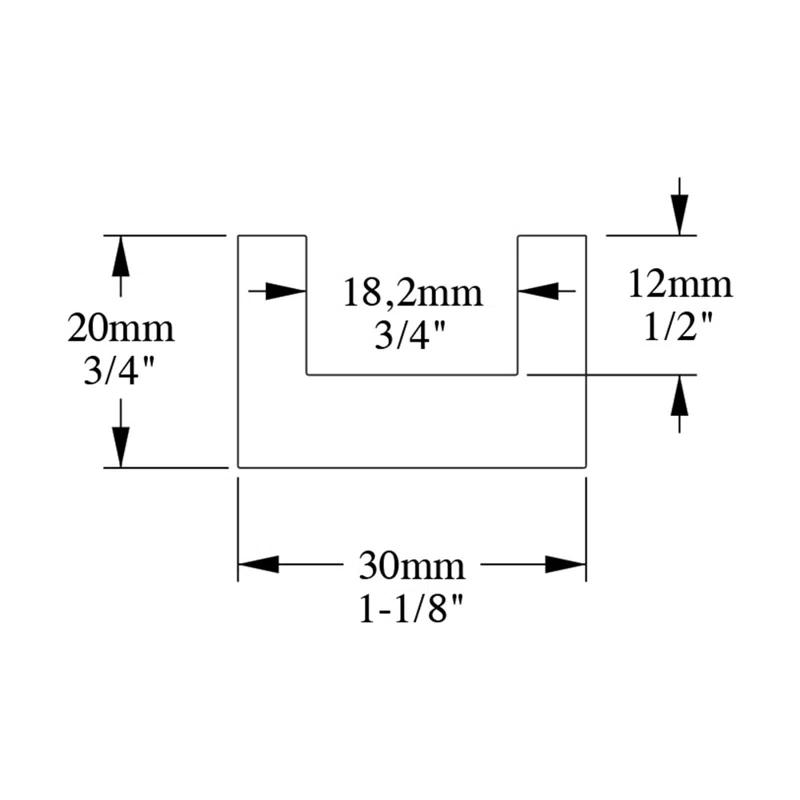 Orac Decor 0.75'' H x 78.75'' W x 1.13'' D Plastic Crown (Set of 6)