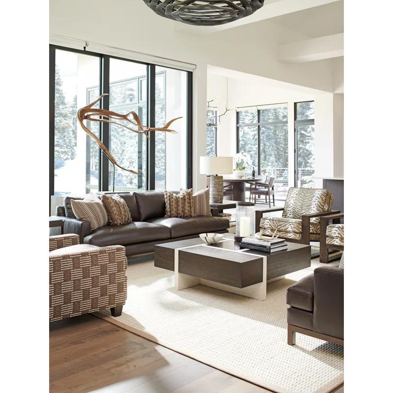 Barclay Butera Upholstery 88'' Leather Sofa